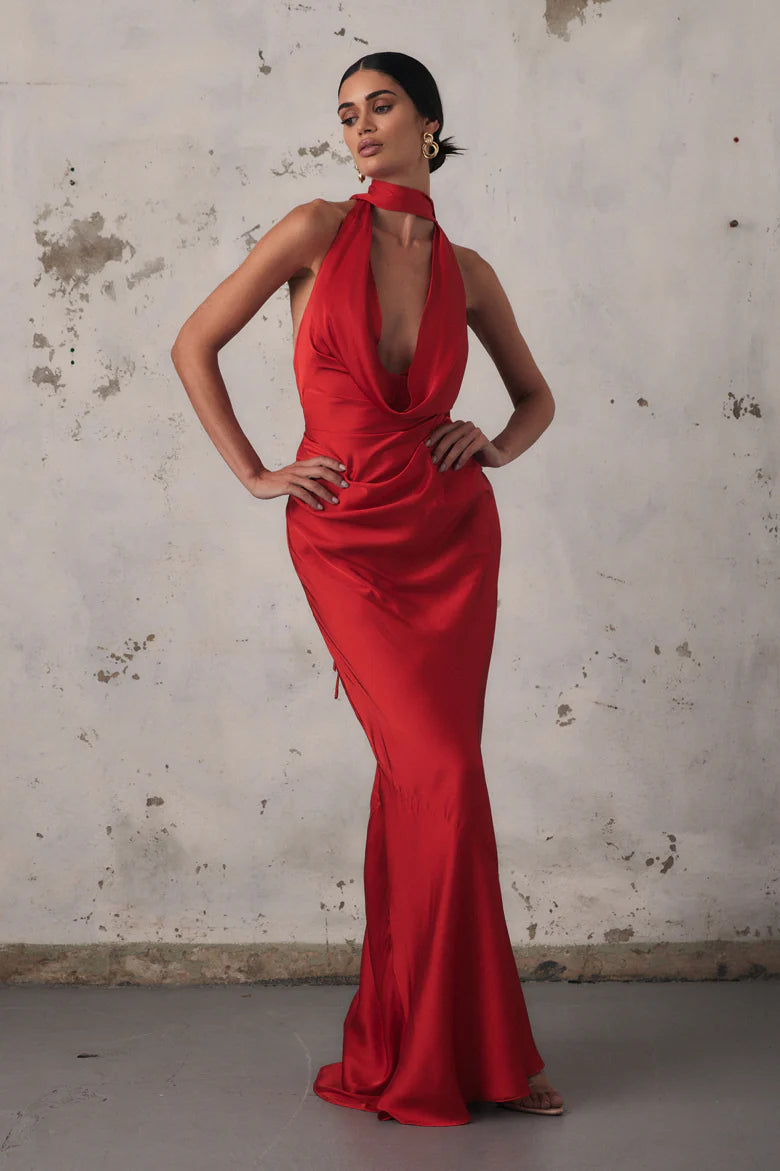 Penelope Drape Gown - NOOKIE